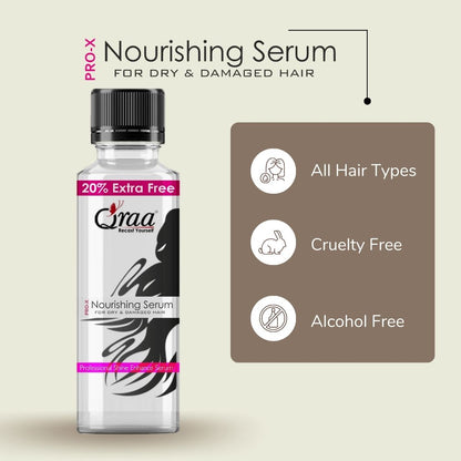 Qraa Pro X Nourishing Serum for Hair