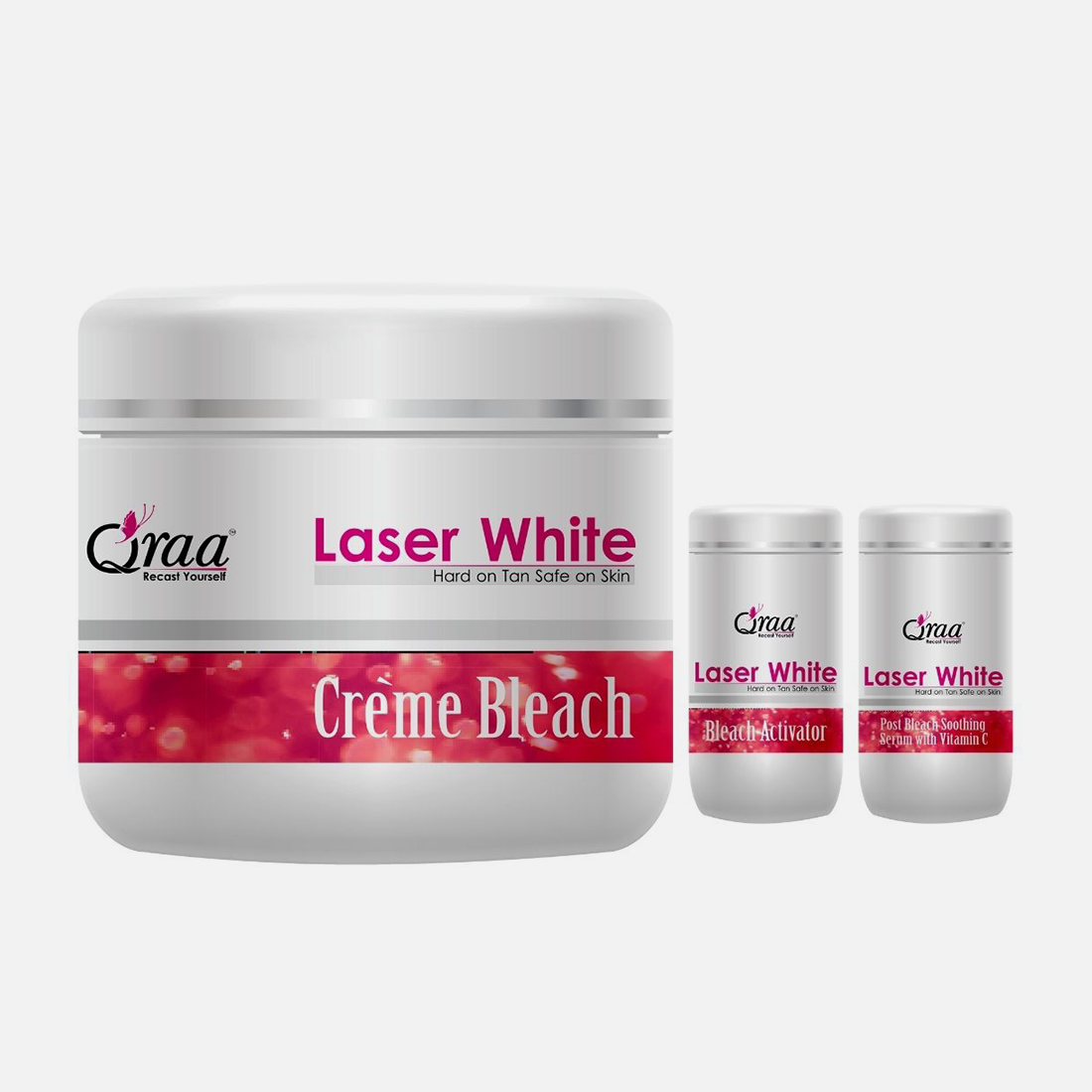 Qraa Laser White Creme Bleach Kit
