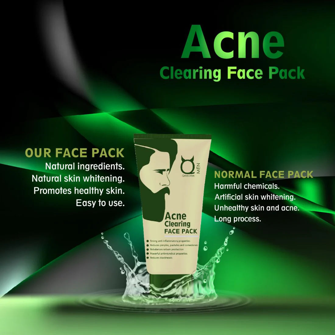 Acne Clearing Face Pack -For pimple and acne 100g