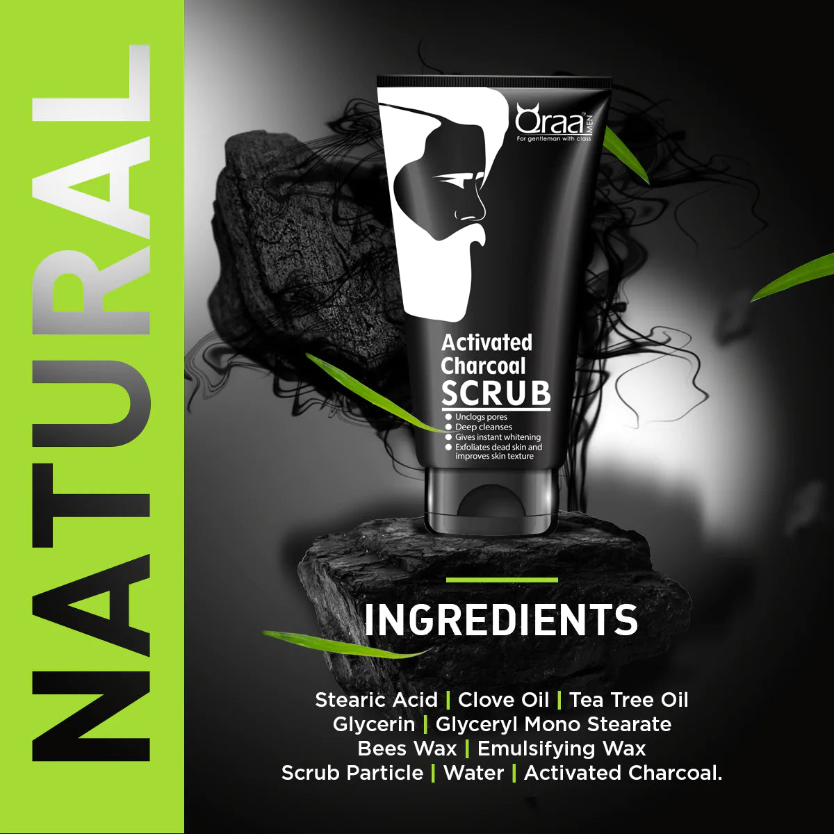 Activated Charcoal Scrub - Deep Cleansing and Whitening