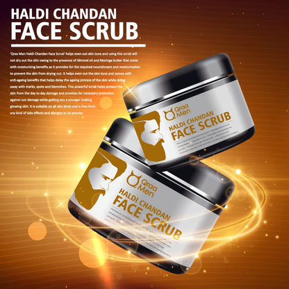 Haldi Chandan Face Scrub for Skin Brightening and Lightening- 100g